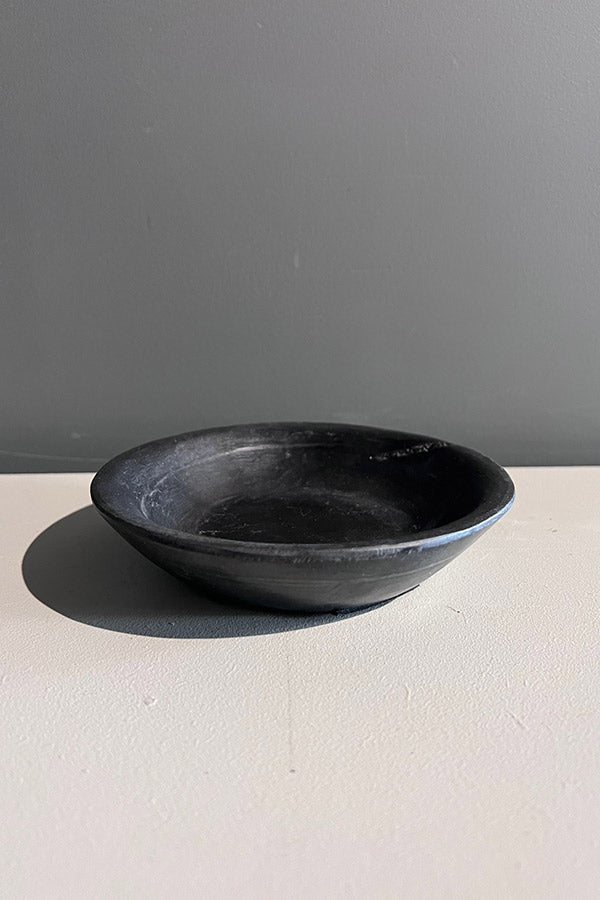 Small Charcoal Marble Dish