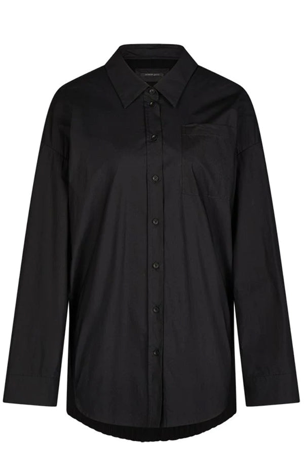 Annette Gortz Irvin Pleated Black Shirt