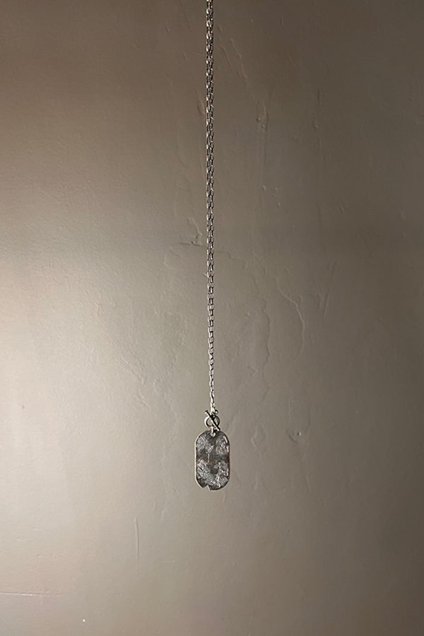 Klasica 925 Silver Call Tag Necklace
