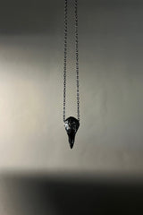 Koak Hand Forged Bird Skull Pendant Necklace