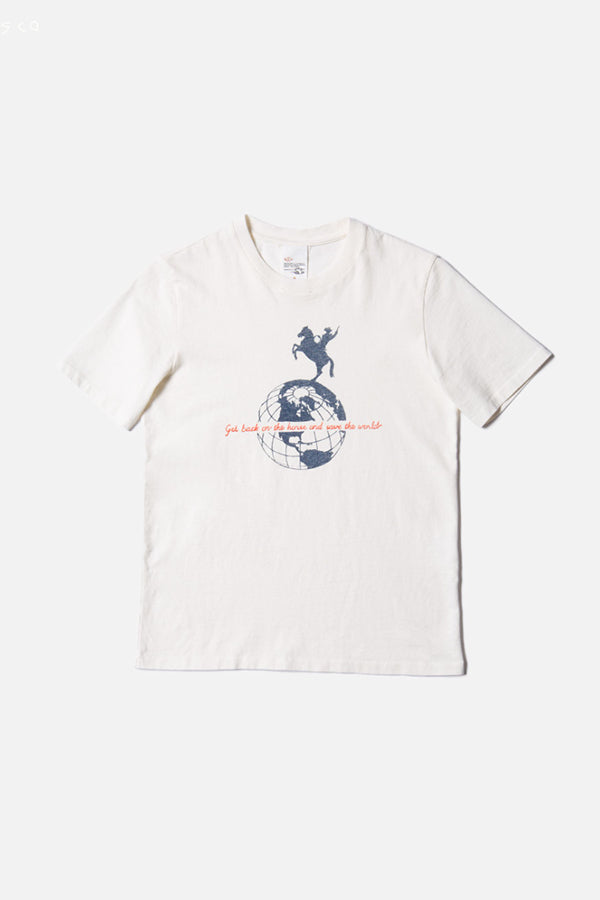 Roy Get Back T-Shirt in Offwhite