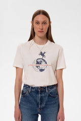 Roy Get Back T-Shirt in Offwhite
