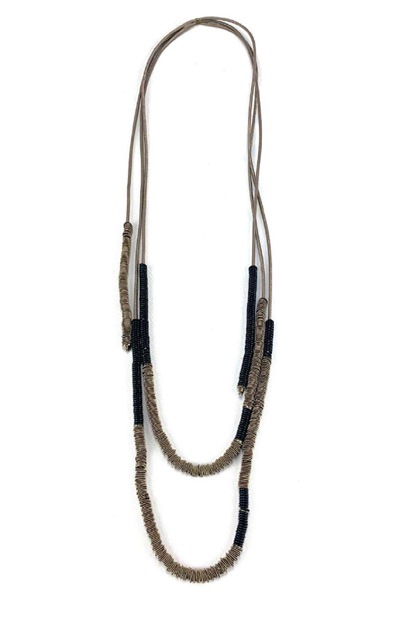Monica Trevisi Multi Strand Loop Mix Necklace