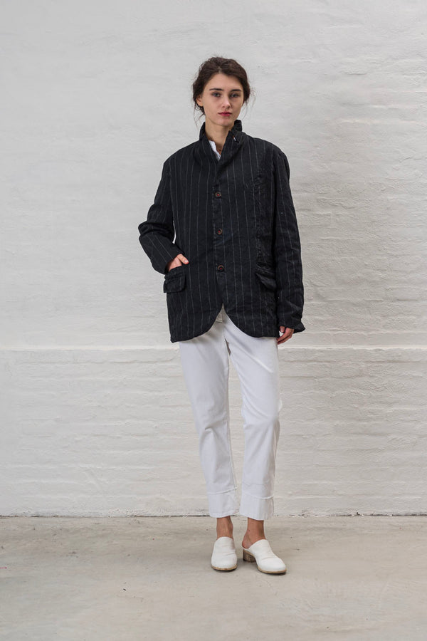 Hannoh Wessel Vincenzo Black Stripe Jacket