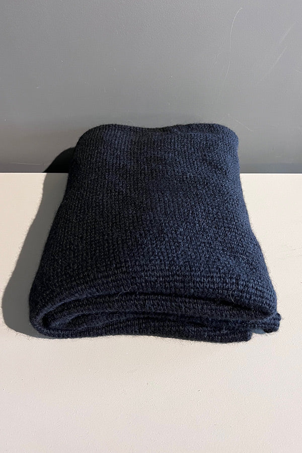 Amano Alpaca Black Wrap / Throw