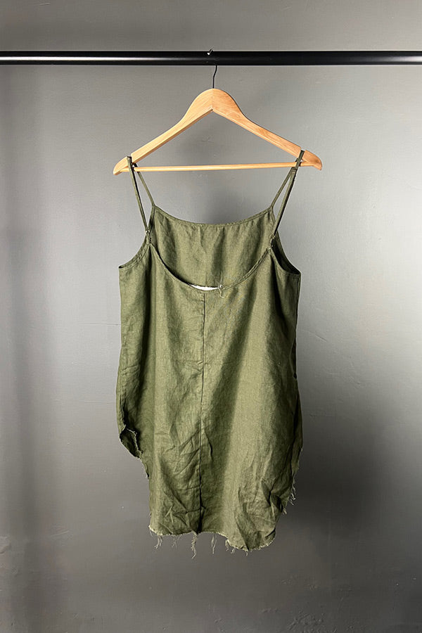 Amano Khaki Linen Cami