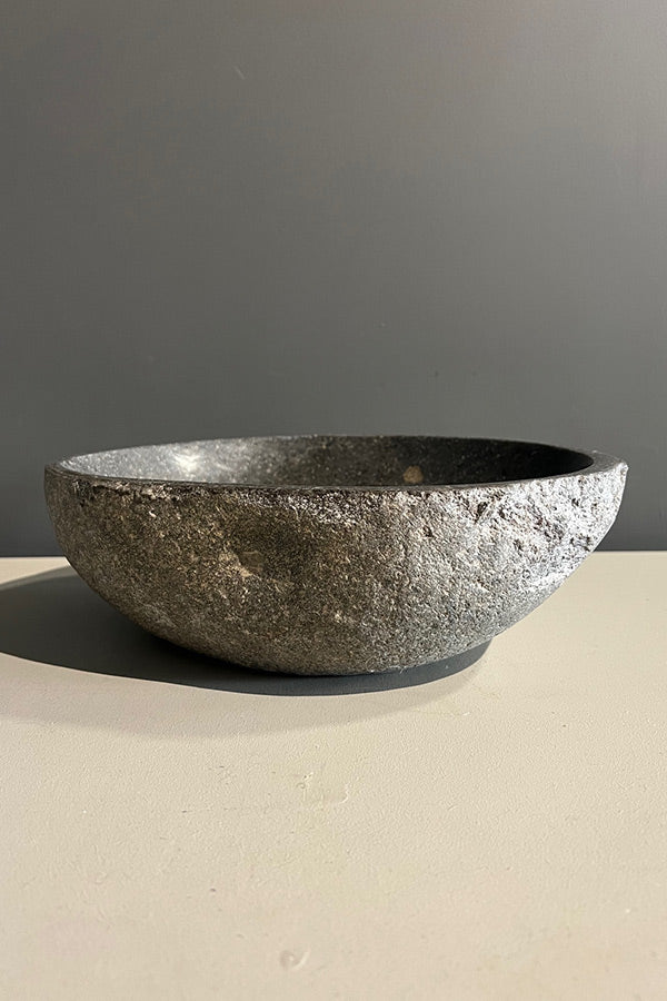 Rustic River Stone Bowl V4