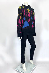 Amano Paint Splash Crew Neck Knit