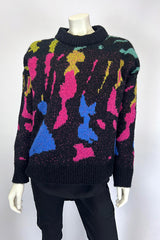 Amano Paint Splash Crew Neck Knit