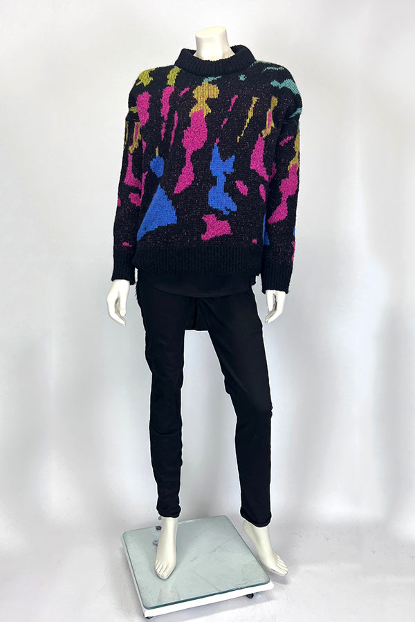 Amano Paint Splash Crew Neck Knit