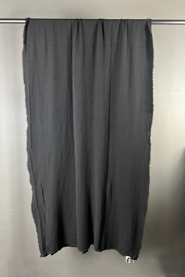 By Basic Large Wrap Merino Black Scarf