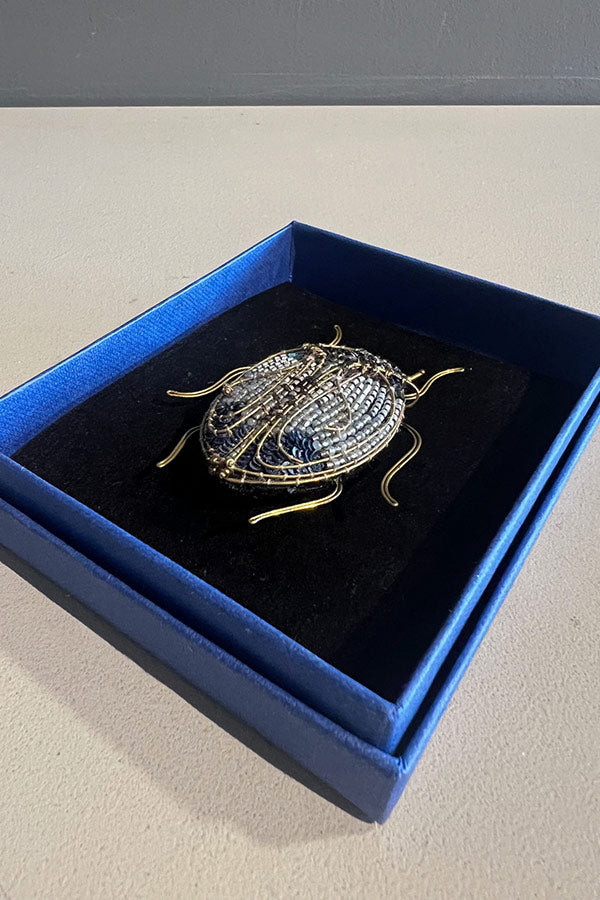 Trovelore Jewelled Scarab Beetle Brooch