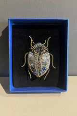Trovelore Jewelled Scarab Beetle Brooch