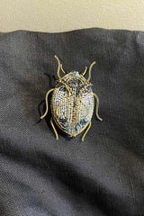 Trovelore Jewelled Scarab Beetle Brooch
