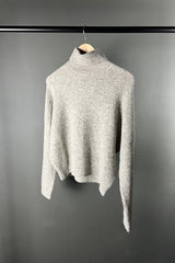 Transit Maglia Light Grey Turtle Neck Alpaca Knit