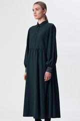 Transit Washed Black Silk Dress