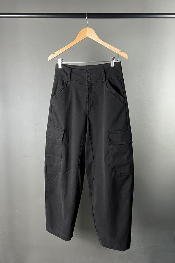 Transit Black Pants with External Pockets