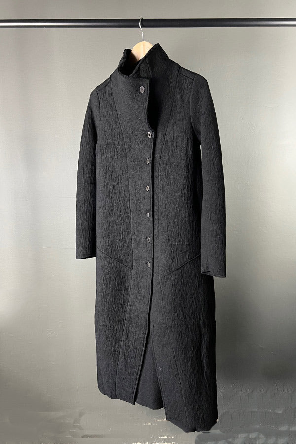 Transit Black Woollen Coat