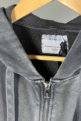 Crossley Washed Black Plimmerp Zip Hoody