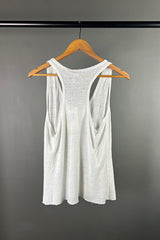 Crossley Sail Linen Singlet in Ice