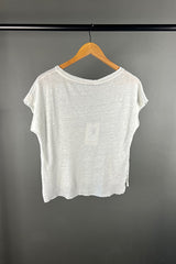 Crossley Sould White Linen TShirt
