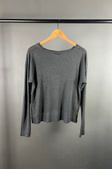 Crossley Charcoal Sinal Linen Top