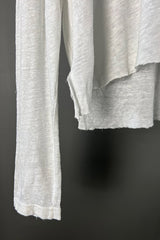 Crossley Sinal Linen Top in Ice