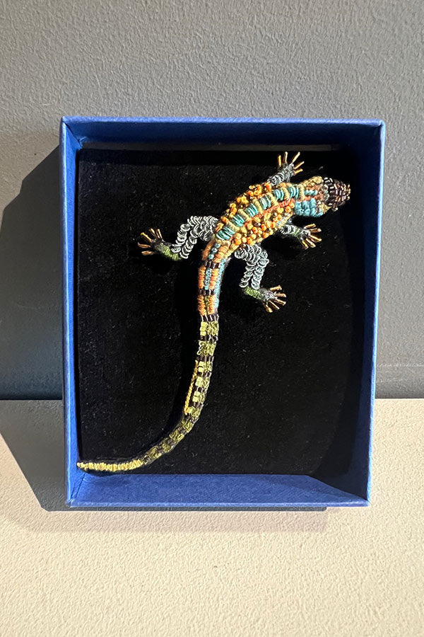 Trovelore Caiman Lizard Brooch