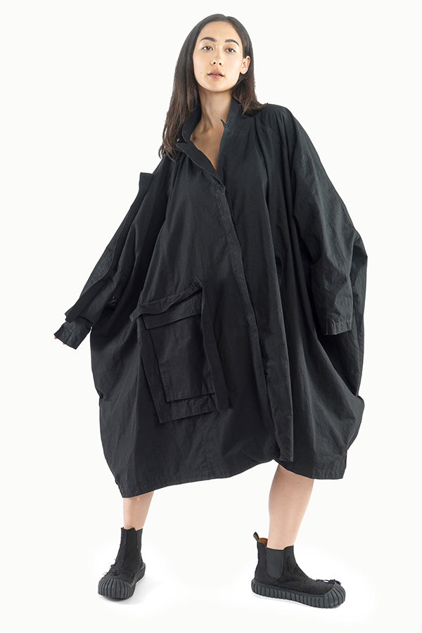 Rundholz DIP Black Oversized Pocket Coat