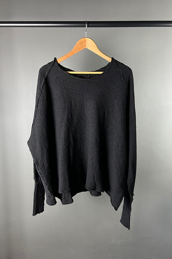 Rundholz DIP Black Boiled Wool Top