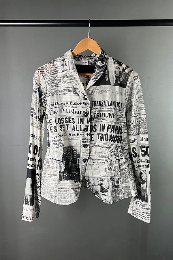 Rundholz DIP Moon Landing News Print Jacket