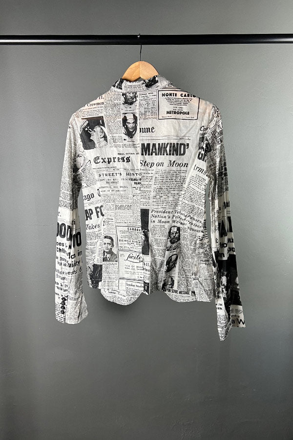 Rundholz DIP Moon Landing News Print Jacket