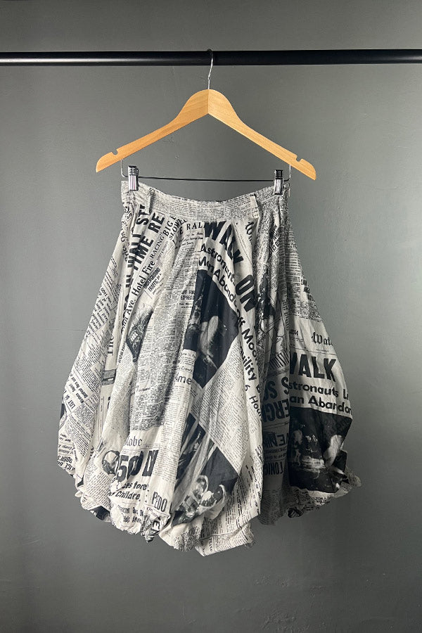 Rundholz DIP News Print Skirt