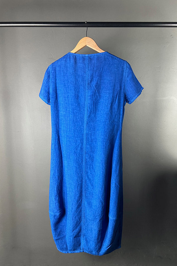 Elemente Clemente Fula Sapphire Linen Dress