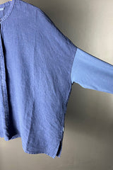 Elemente Clemente Indigo Braga Linen Top