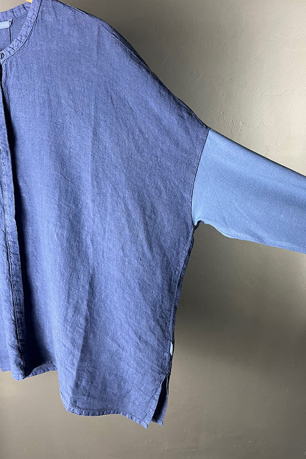 Elemente Clemente Indigo Braga Linen Top