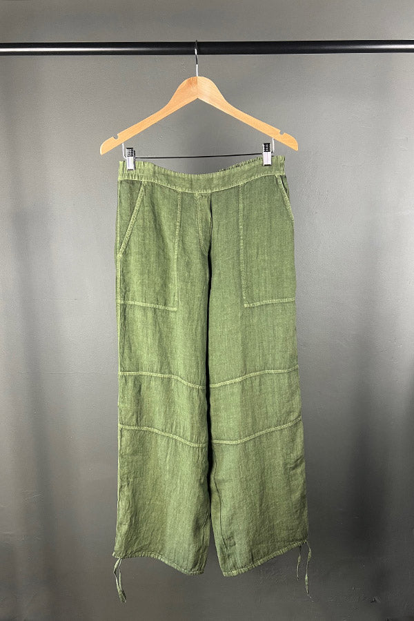 Elemente Clemente Burama Khaki Linen Pants