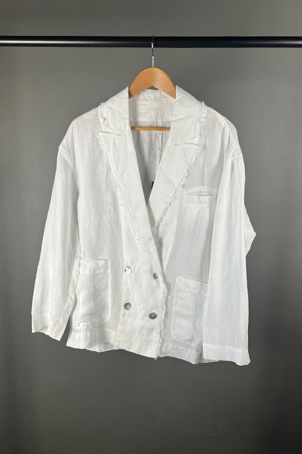 Elemente Clemente White Kasane Blazer