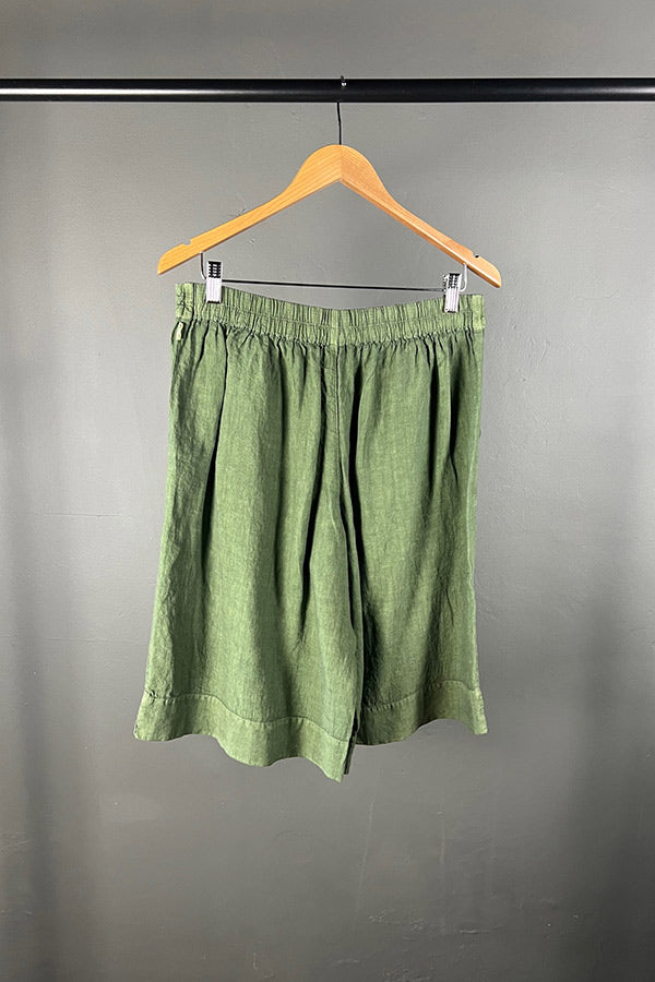 Elemente Clemente Khaki Linen Tamal Shorts