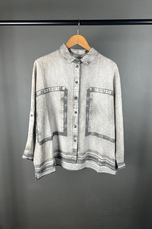 Elemente Clemente Grey Denim Tege Shirt