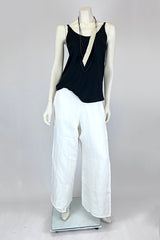 Elemente Clemente White Lubao Linen Pant