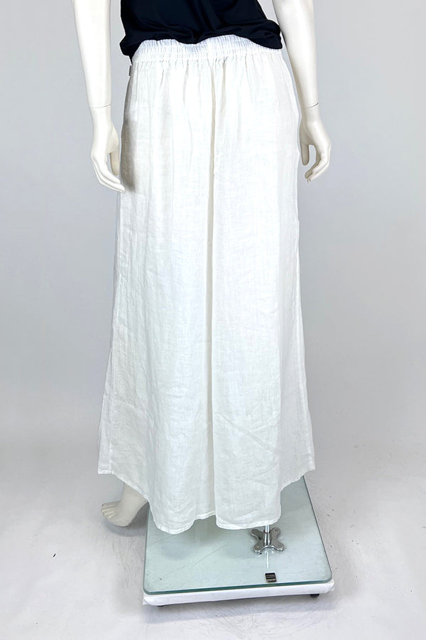 Elemente Clemente White Maki Linen Pant