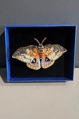 Trovelore Emperor Automaria Moth Brooch