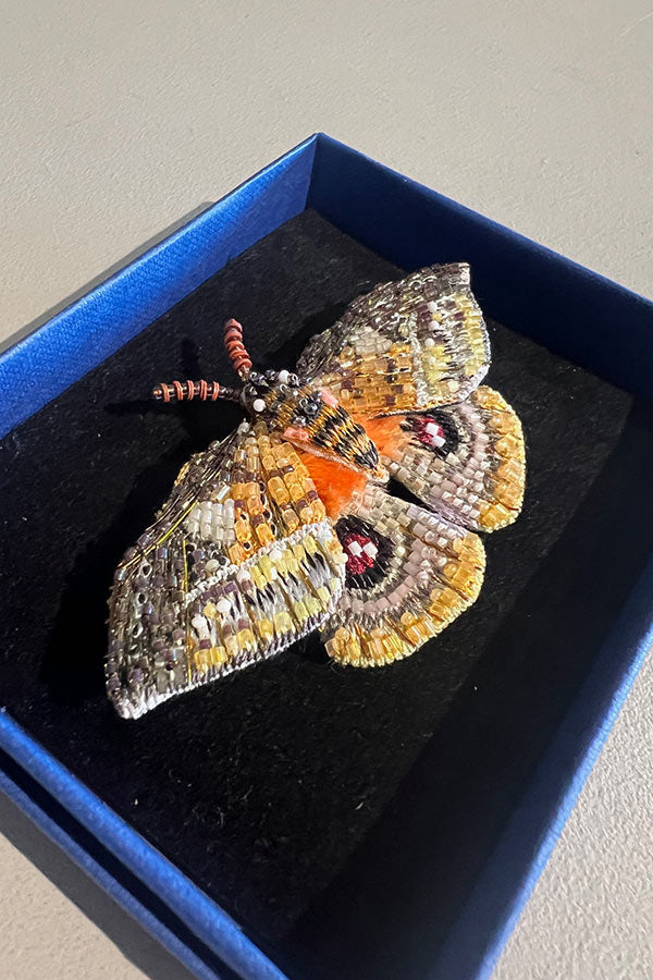 Trovelore Emperor Automaria Moth Brooch
