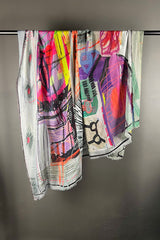 Gougenheim A Fluro Mess Silk Modal Scarf