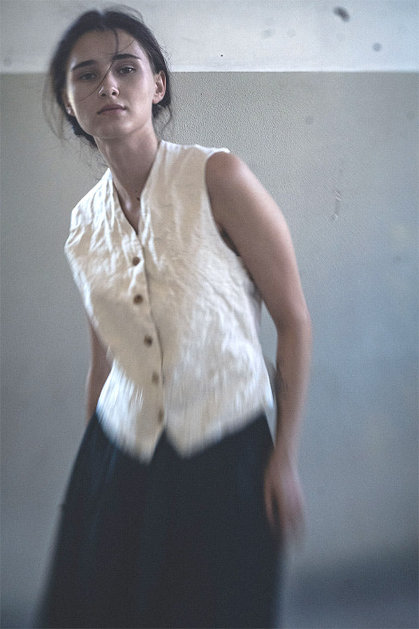 Hannoh Wessel Natural Gertrud Gilet