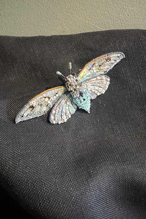 Trovelore Ghost Cicada Brooch
