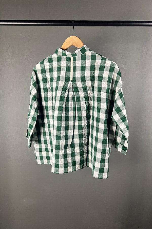 Hannoh Wessel Savannah Green Check Shirt