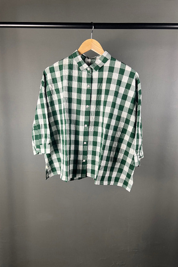 Hannoh Wessel Savannah Green Check Shirt