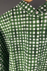 Hannoh Wessel Green Check Sonja Shirt